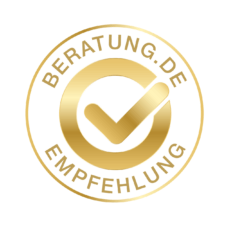 Empfehlung auf dem Expertenportal von beratung.de